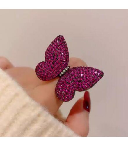 XSB160 - Purple Exquisite Butterfly Brooch